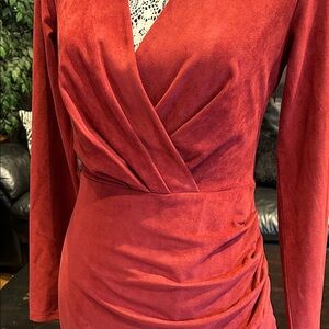Guess by Marciano Burnt Rust Coloured Dress